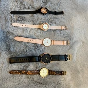 Set of 5 watches